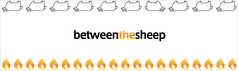 between the sheep